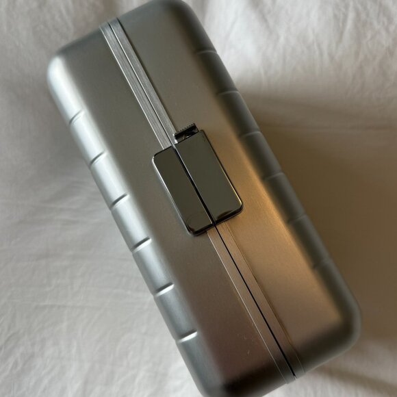 Away Travel Mini Luggage Toiletry Case - Silver Aluminum - Picture 3 of 5
